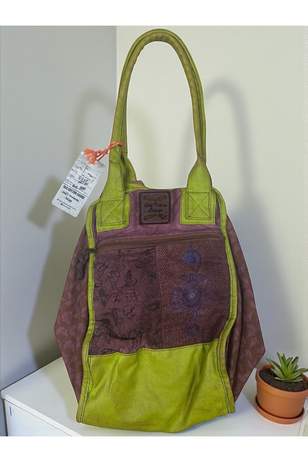 High-Quality Vintage Organic Casual Patterned Daily Outing Travel Beach Women's Shoulder Handbag m