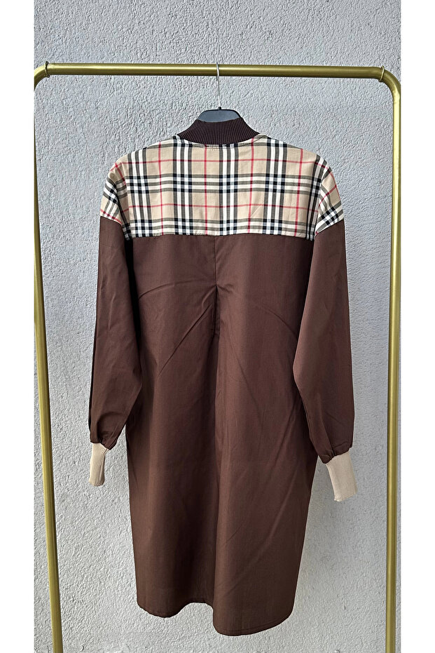 Desenli Oversize Gömlek - 8