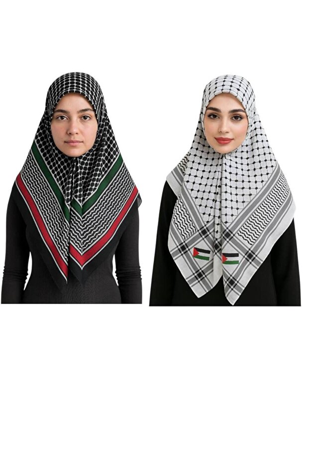 2 Pieces of 100/100 Santa Palestine Flag