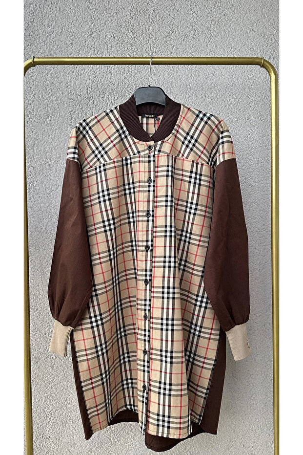 Desenli Oversize Gömlek - 2