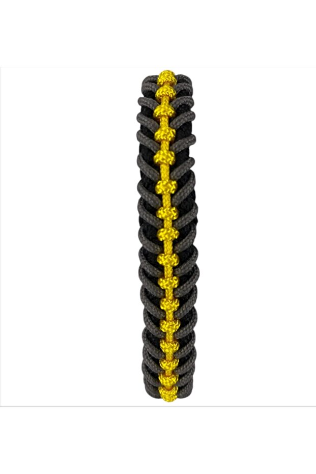 Black Gray Yellow Bracelet