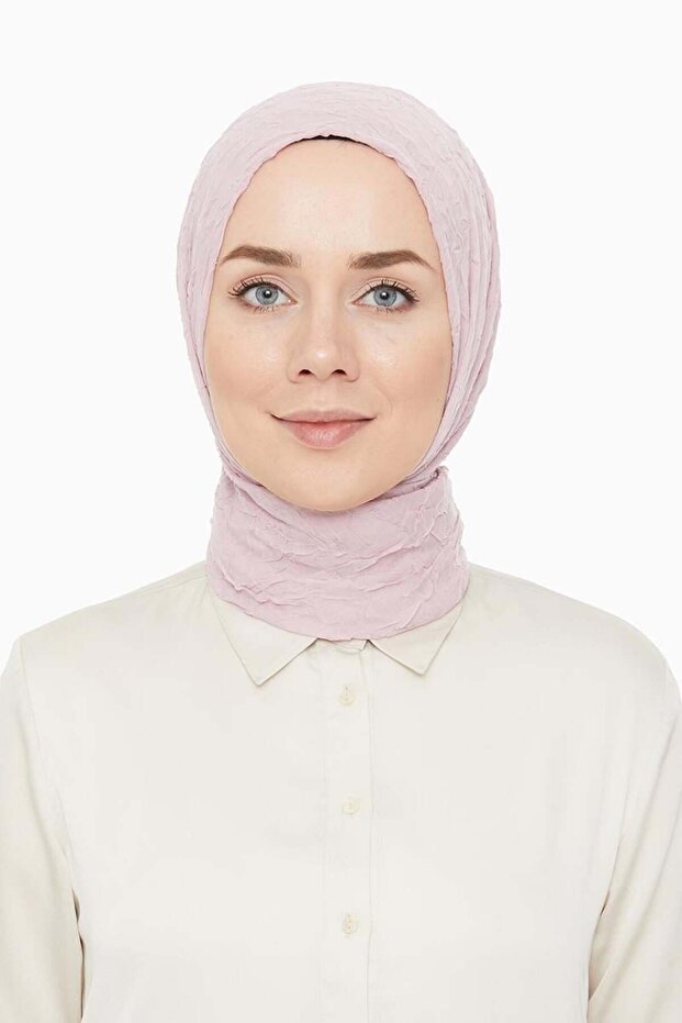 Açık Pembe Bambu Kraş Şal - 6