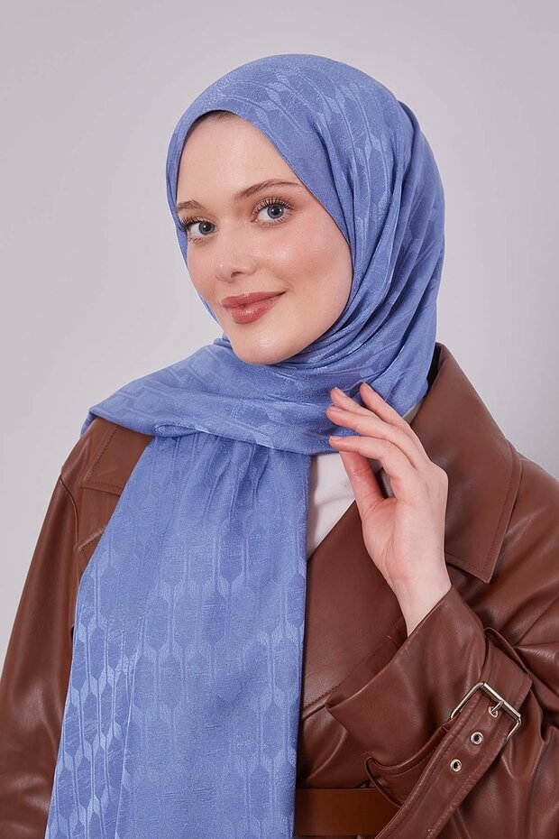 Mavi Janjan Şal - 2