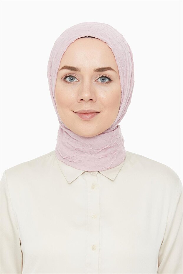Açık Pembe Bambu Kraş Şal - 3
