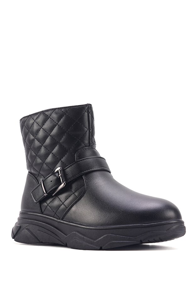 SYLVAINE-KRK-INT 3PR Siyah Kız Çocuk Bot - 2