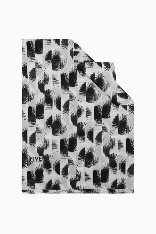 Off-White Relax Spiral Batik Shawl