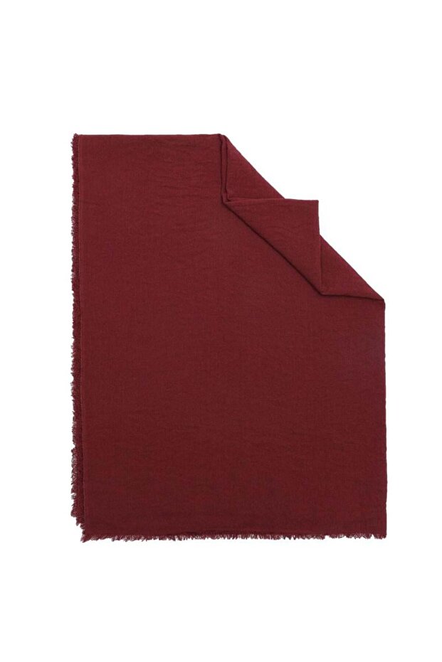 Vişne Maxi Cotton Shawl