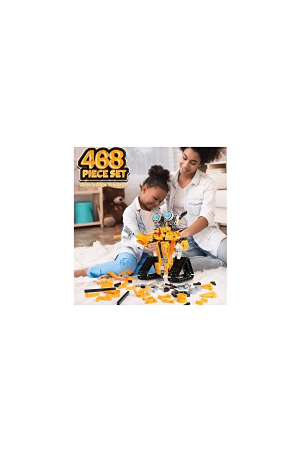 RB02 STEM Robot Kit — Programmable RC Robot with Lights & Sound, 360° Rotation, App Cont - 4