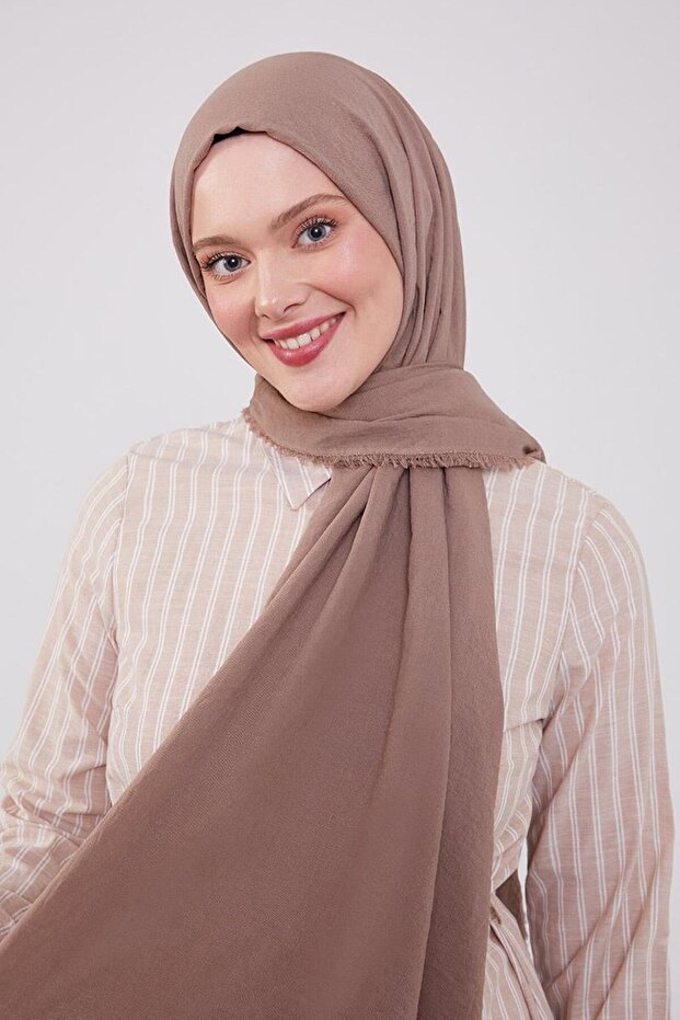 Mocha Maxi Cotton Şal - 1