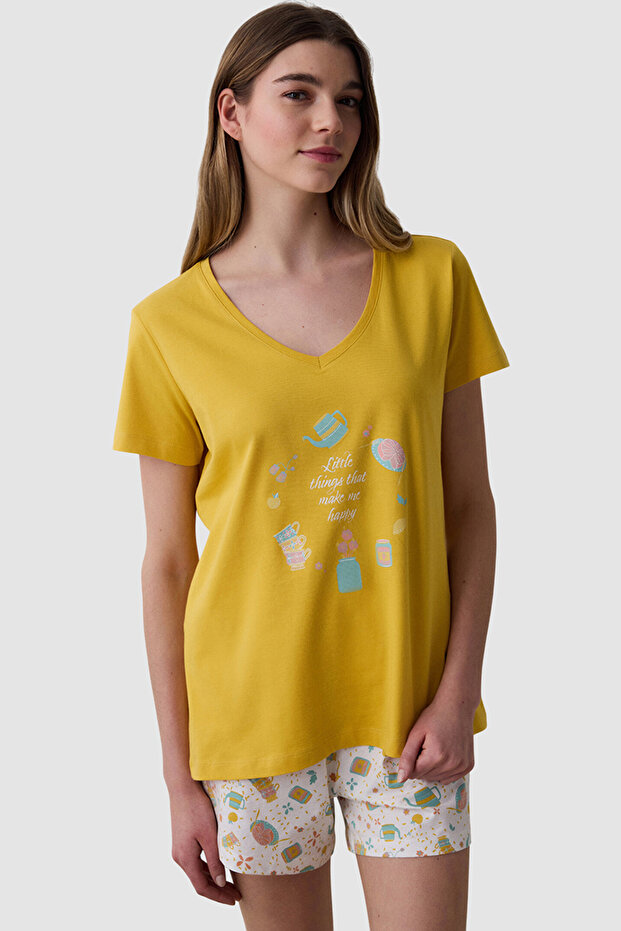 Little Things Cotton Pyjama Set - 1