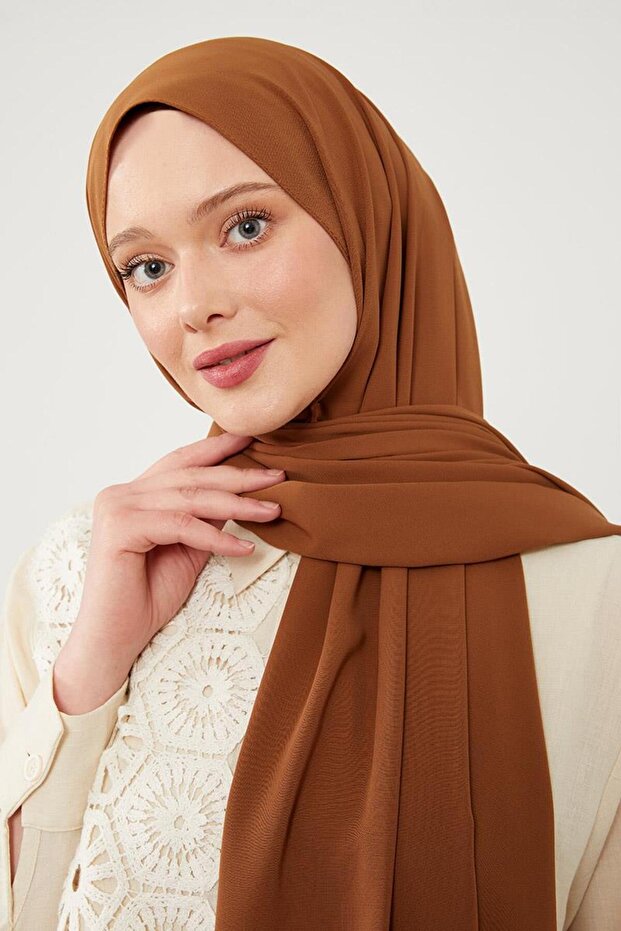 Camel Medine İpeği Şal - 4