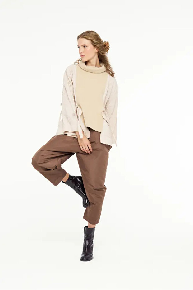 Shaula Bluz - Bej - 2