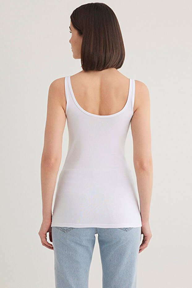 Kadın Askılı Basic Atlet - 4