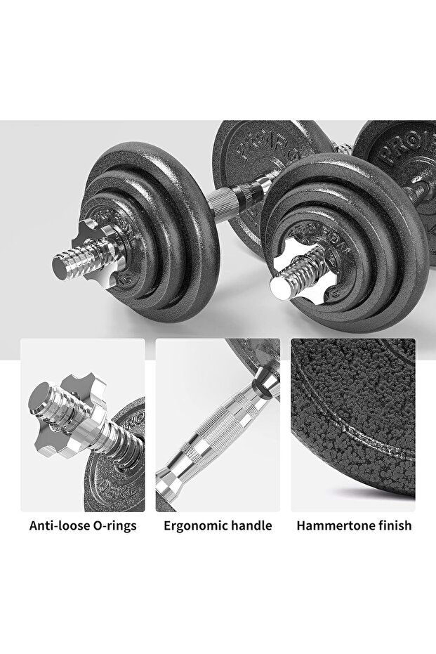 مجموعة دمبل قابلة للتعديل 20 كجم - 3