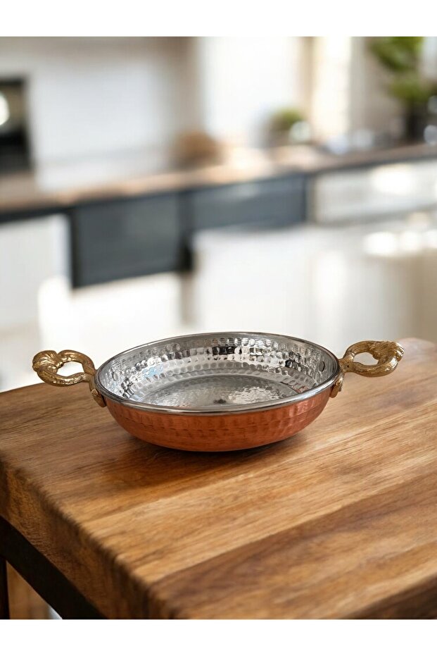 Thick Copper Pan Sahan 18 cm - 2
