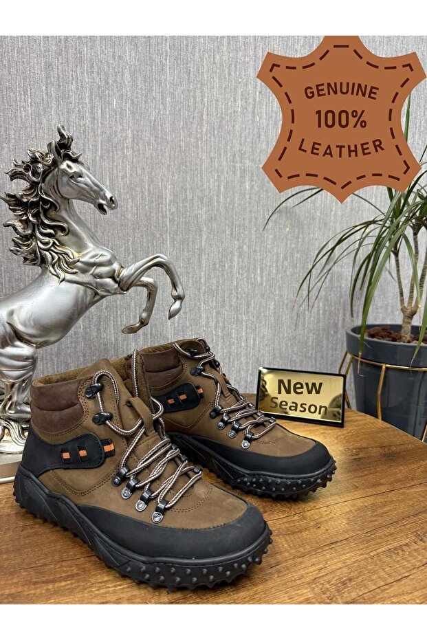 Men's Genuine Leather Trekking & Hiking Outdoor Boots