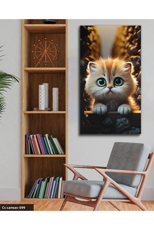 Cute Cat One Piece Canvas, Canvas Painting
