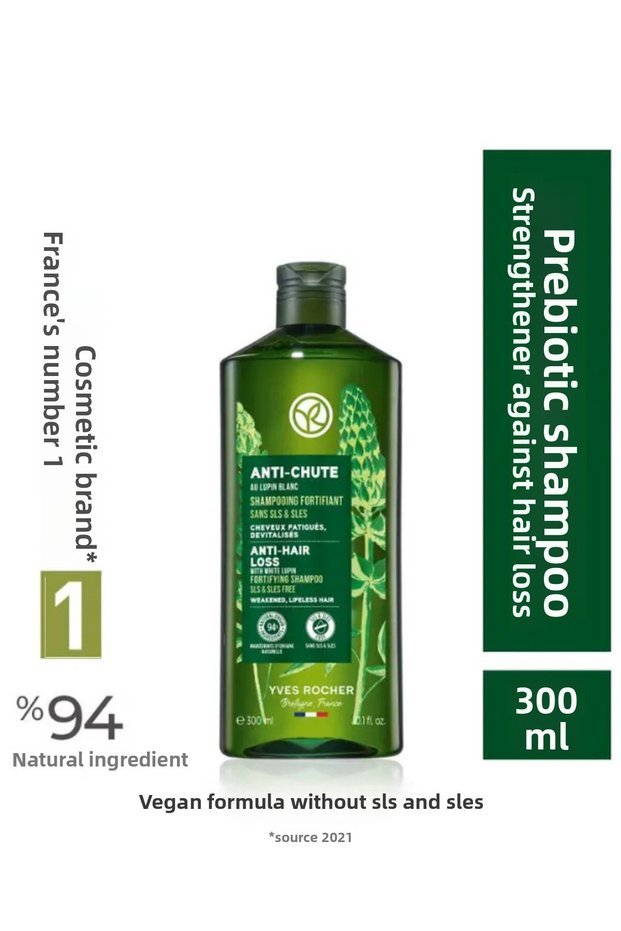 Strengthening Prebiotic Shampoo Against Hair Loss 300 ml Revitalizing Volume Vegan Care