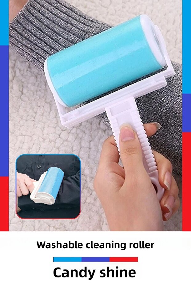 Washable Cat Dog Feather Hair Hair Cleaner Dust Collector Roller