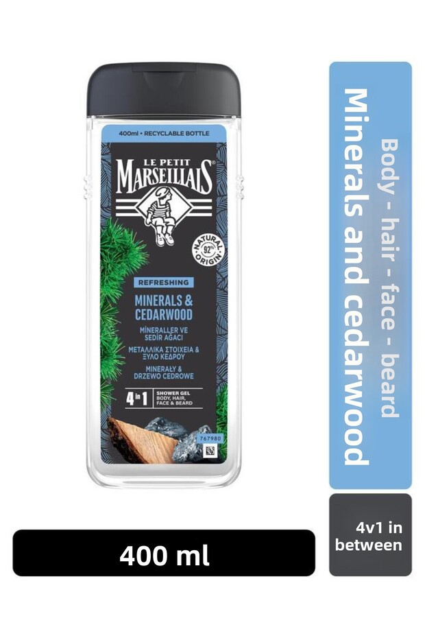 Lpm Men Minerals and Cedarwood Shower Gel 400 ml