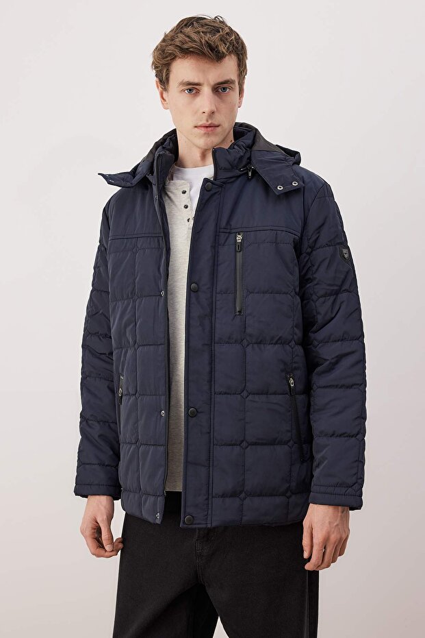 Lacivert Regular Erkek Mont TMNAW26MO00029 - 1
