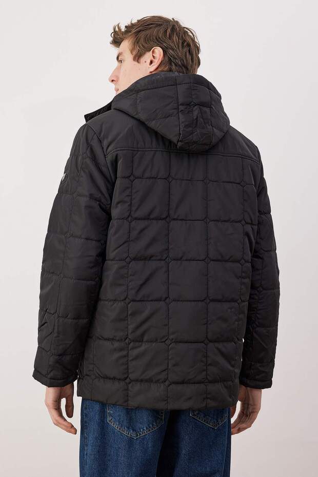Siyah Regular Erkek Mont TMNAW26MO00029 - 6