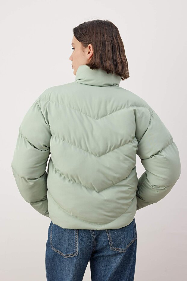 Kurtka puchowa Mint Regular Fit Water Repellent TWOAW24MO00048 - 5