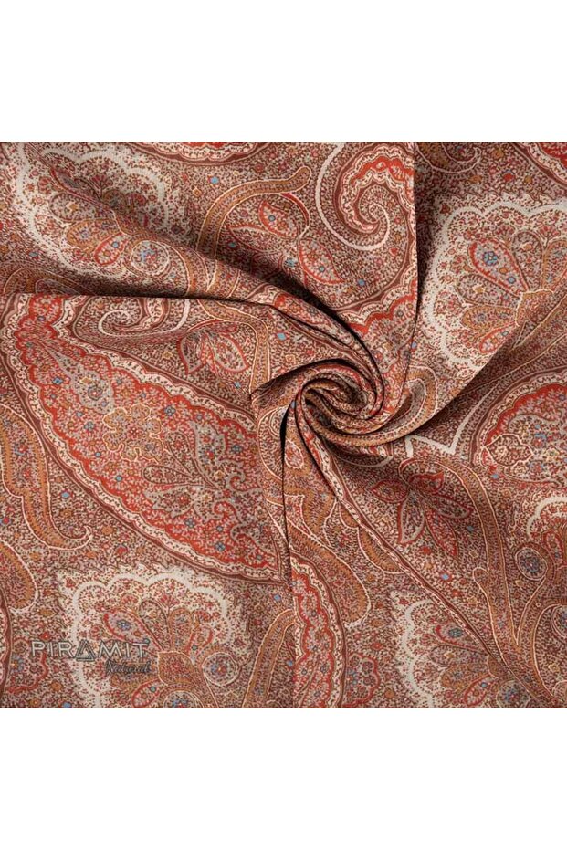 Natural Patterned Scarf - 2