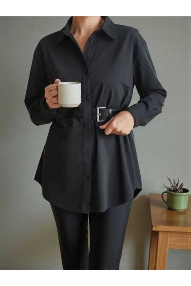 Kemer Detay Gömlek - 5