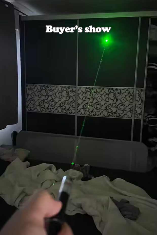 GREEN Flashlight Green Blue Red Laser Pointer Indication Light for Meeting Classroom Torch Light RGB - 3