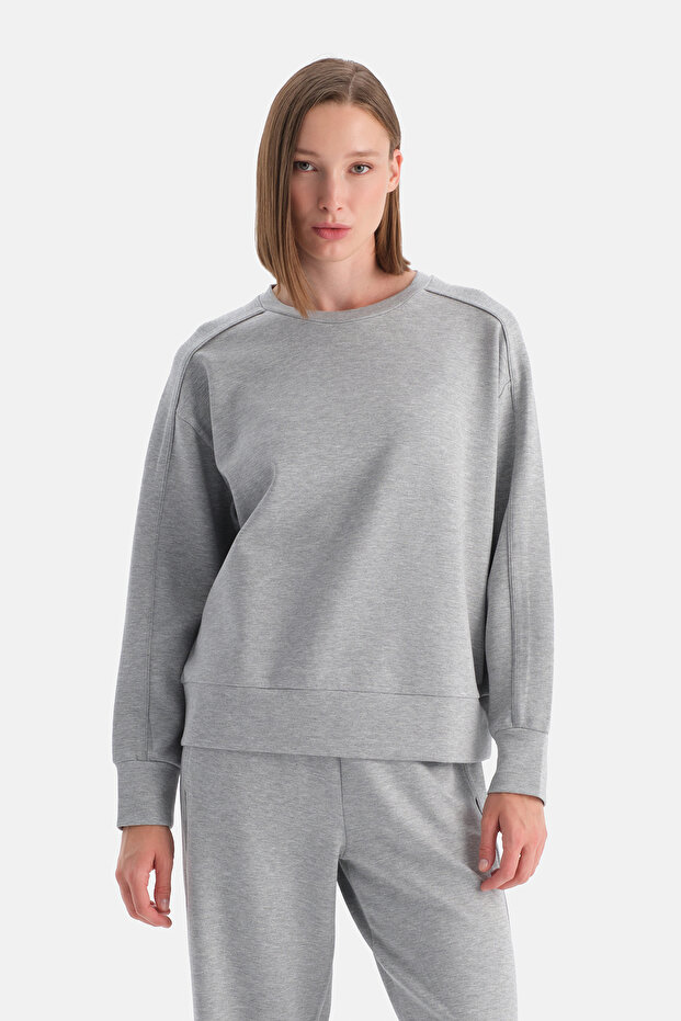 BIS YAKA POLYVISKON SWEATSHIRT - 1