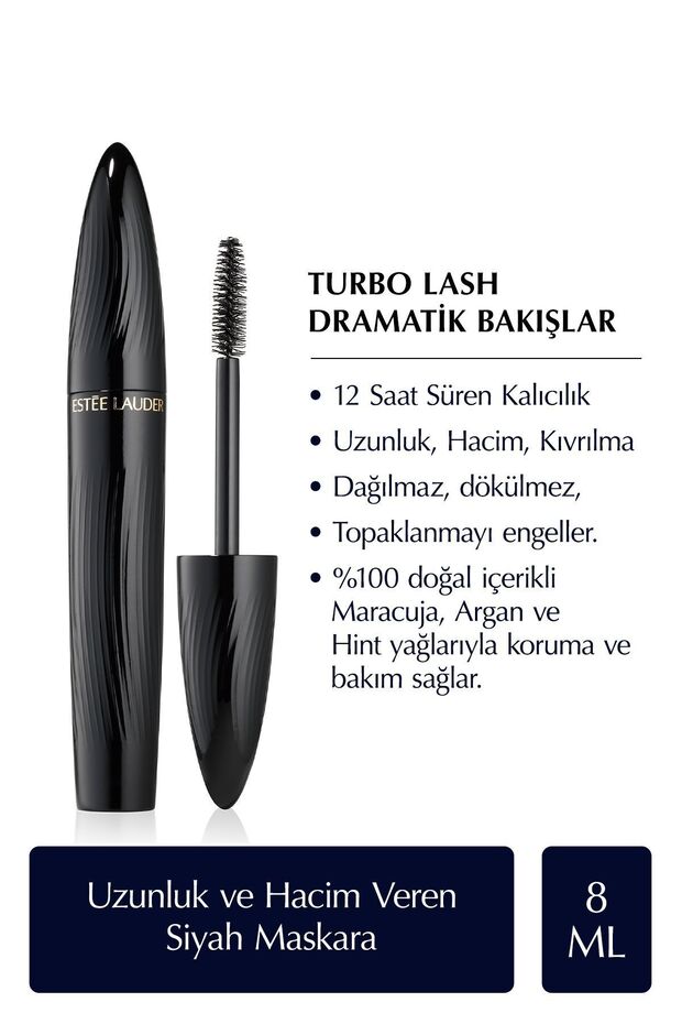 Turbo Lash Volume + Length 01 Black Mascara
