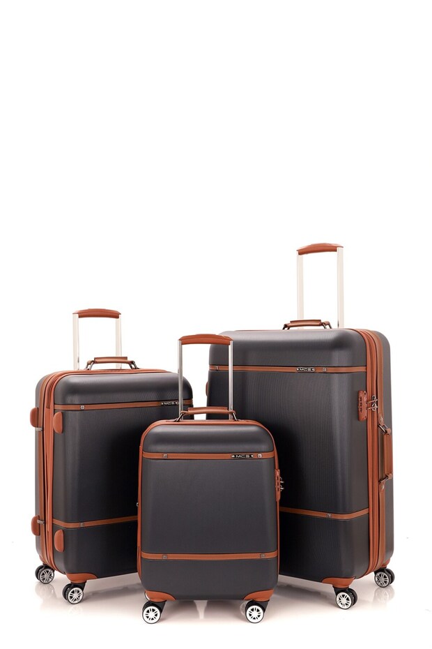 Üçlü Lüx Abs Valiz Seti V209 - 1