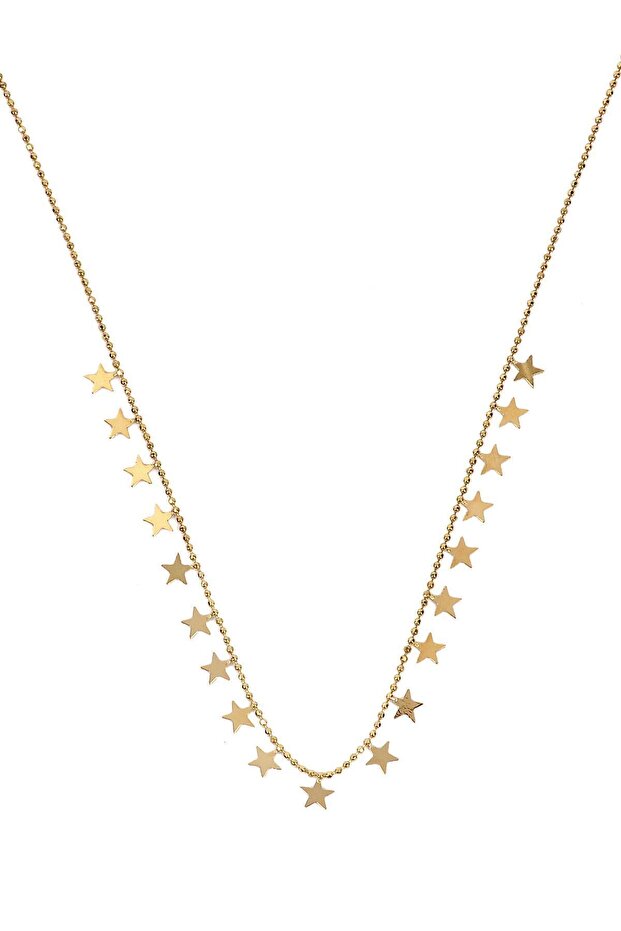 Yıldızlı Altın Kolye - 1