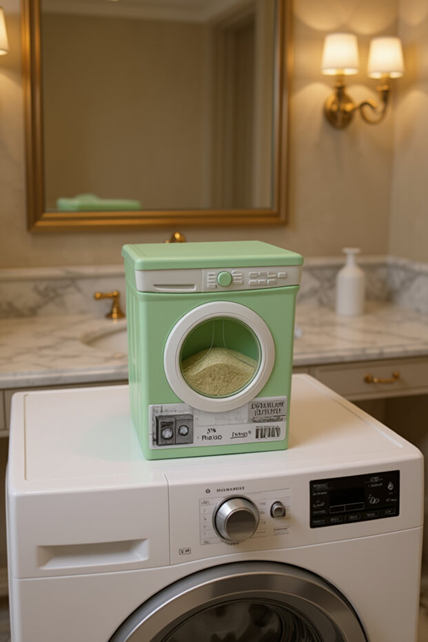 Detergent Storage Container in Washing Machine Shape - Detergent Box - Detergent Container - 4 L