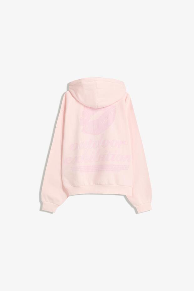 Baskılı kapüşonlu jarse - 5