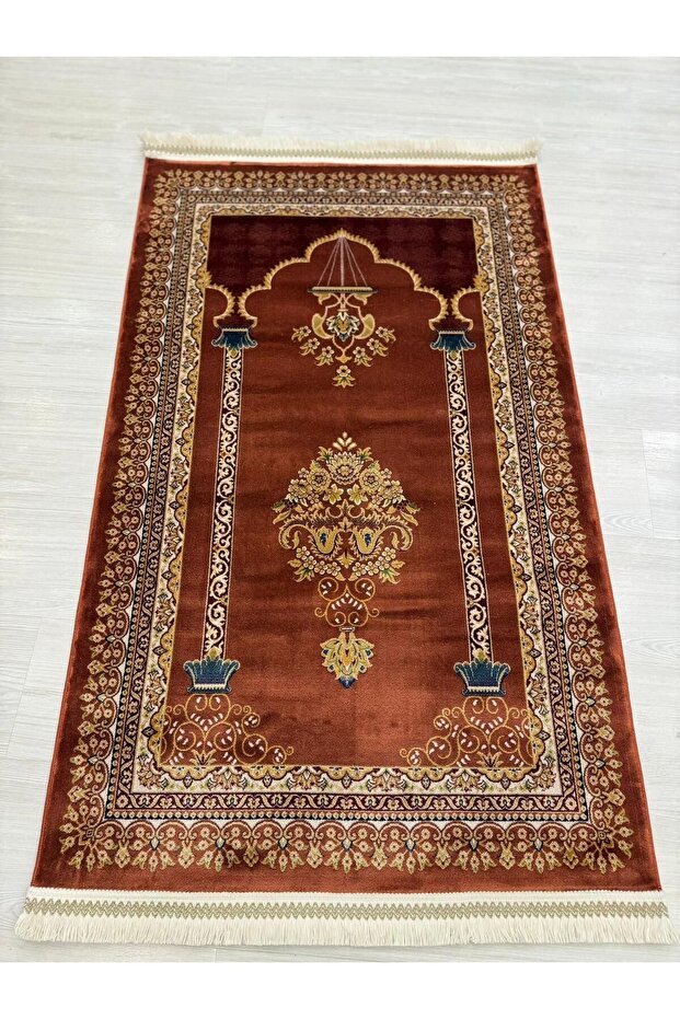 Silk Prayer Rug Special Series Brown