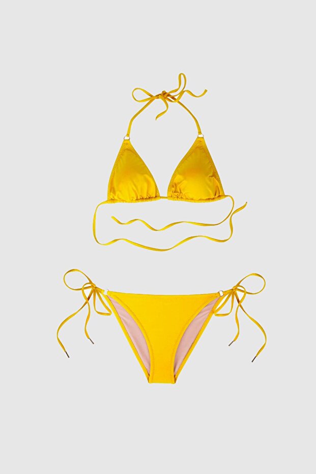 3436 Set bikini galben - 4