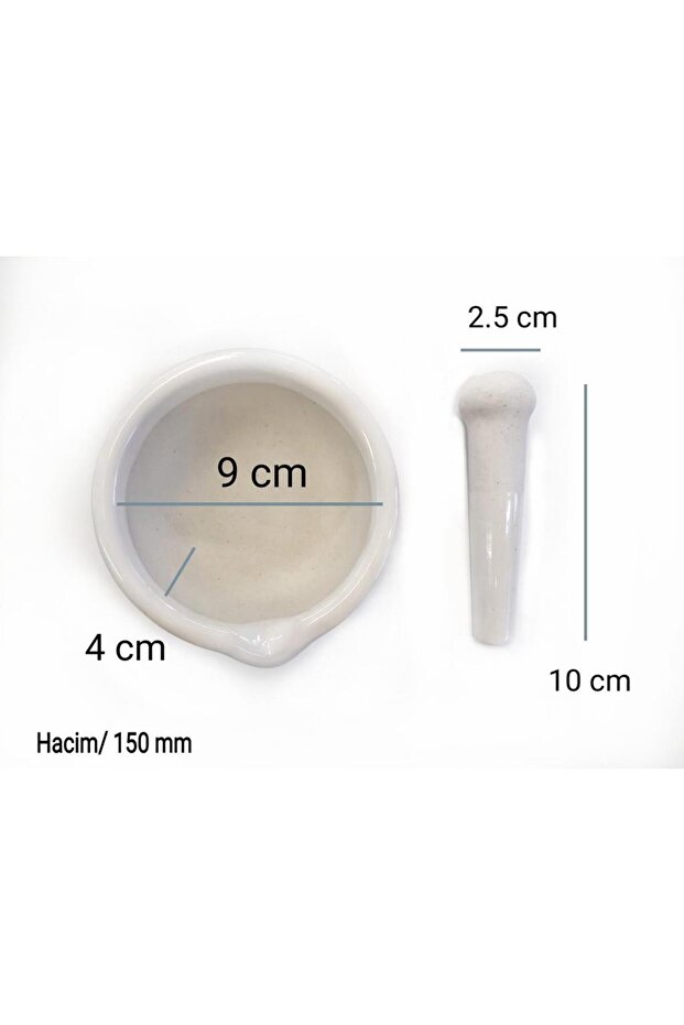 Porselen Havan 10 cm - 2