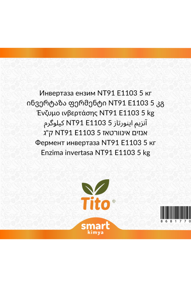 İnvertaz Enzimi NT91 E1103 5 kg - 2