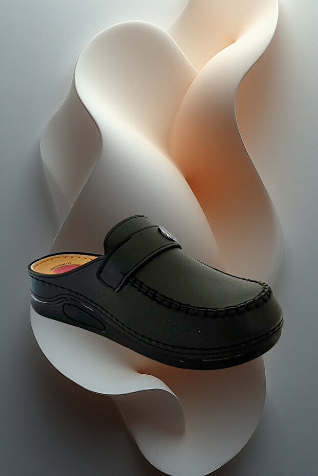 Γυναικείες Παντόφλες Ορθοπεδικές Παντόφλες με κλειστό μπροστινό μέρος και ορθοπεδικό τακούνι - 2