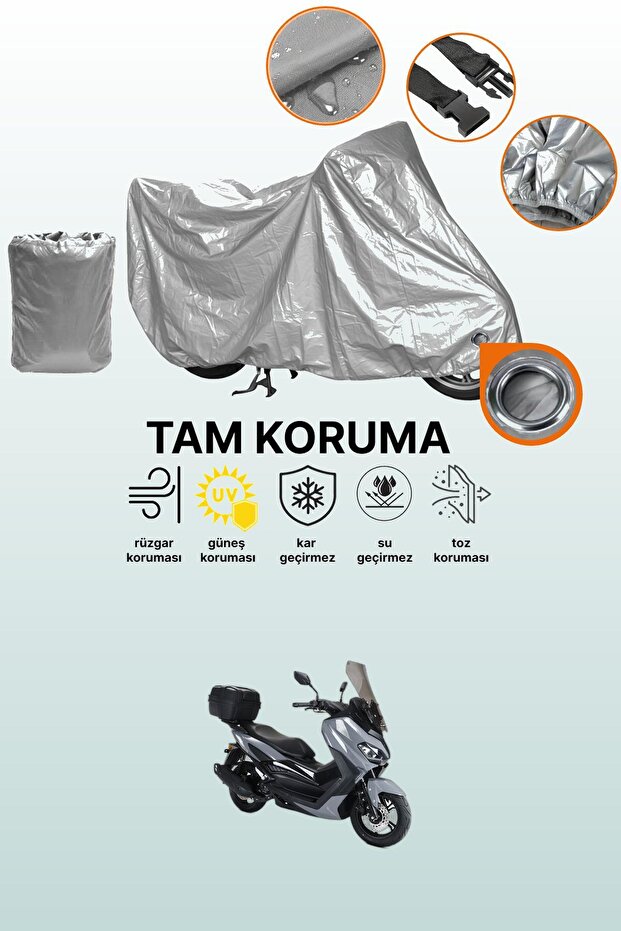 Gray Lock Compatible Kuba Novax 200 Compatible Motor Tarpaulin, Protective Cover