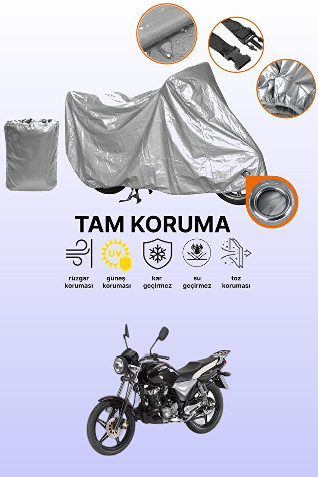 غطاء محرك متوافق مع Keeway Speed 150 متوافق مع القفل الرمادي - 1