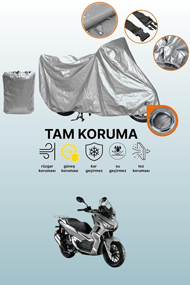 Rks Velloce 150 Compatible Engine Cover Compatible with Gray Lock