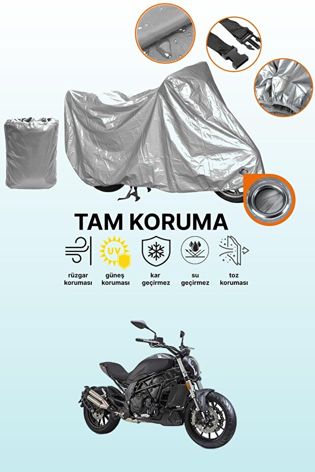 غطاء محرك متوافق مع Benelli 502-C، غطاء واقي متوافق مع اللون الرمادي - 1