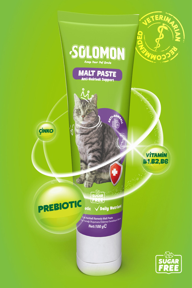 Malt Paste 100 gr Kedi Tüy Yumağı Önlemeyi Destekleyen Malt Macunu - 4