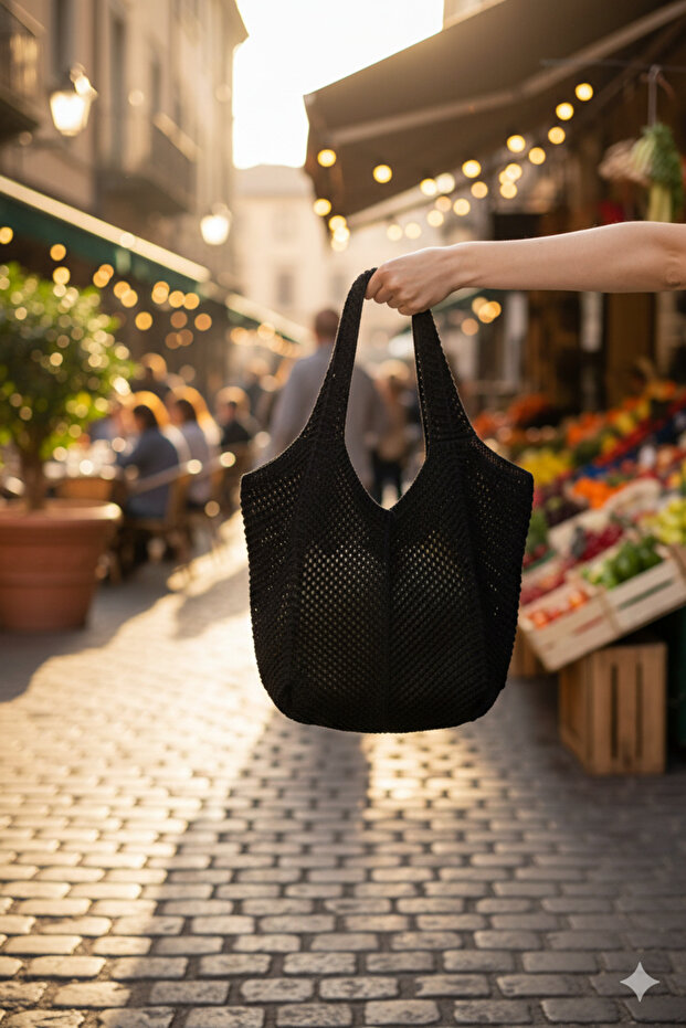 MARIN TRİKO ÖRME ÇANTA - 6