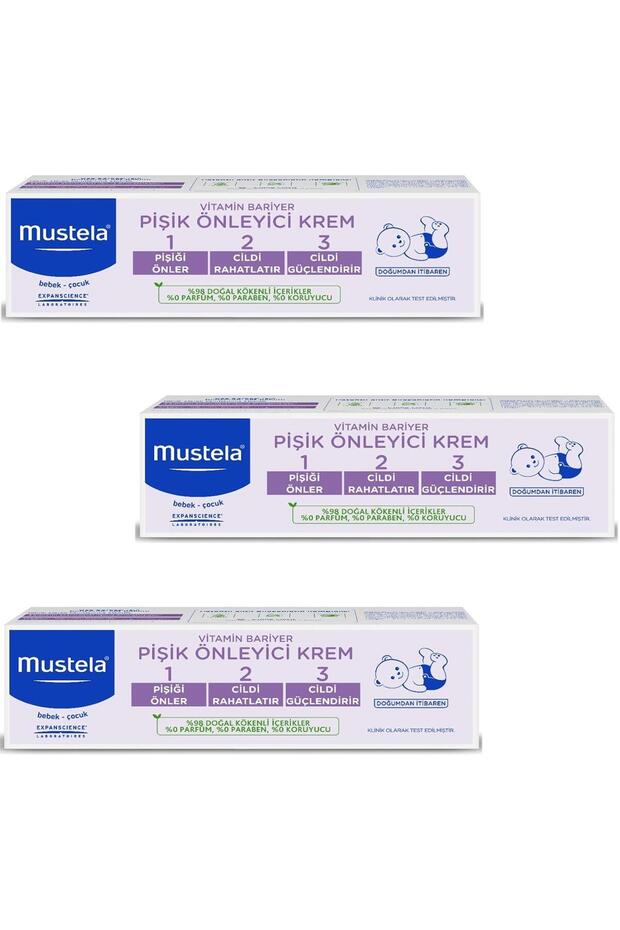 Vitamin Barrier 1-2-3 Diaper Rash Cream 50 ml 3 Pcs