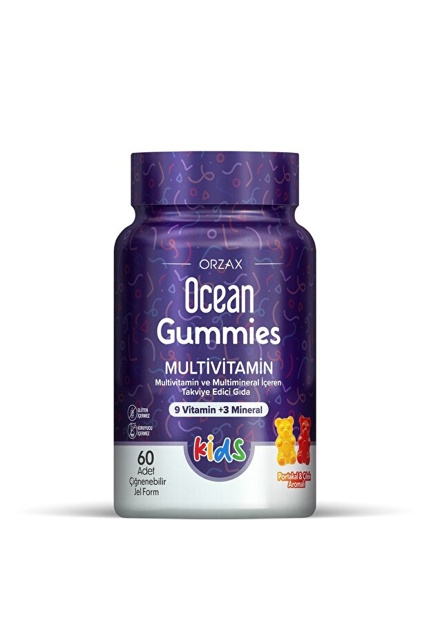 Gummies Multivitamin Kids 60 Adet Çiğnenebilir Jel - 1