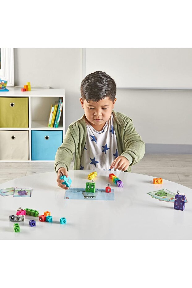 مجموعة أنشطة MathLink Cubes Numberblocks من 1 إلى 10، 30 نشاطًا - 7